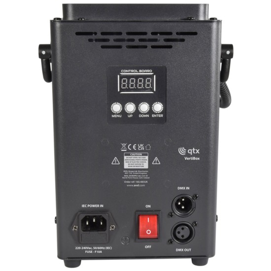 Macchina del Fumo Verticale Compatta con LED - VertiBox per Effetti Scenografici