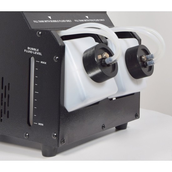 Macchina per Bolle e Fumo a LED QTFX-LBF2: Effetti Scenografici RGB+UV