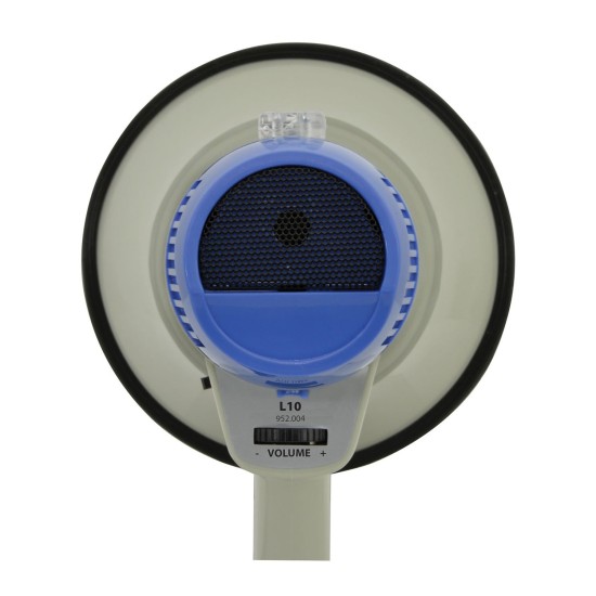 Megafono Professionale 10W con Sirena e Microfono Integrato