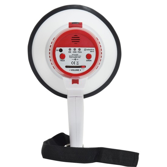Megafono Ricaricabile USB RM10 10W con Sirena e Microfono Integrato