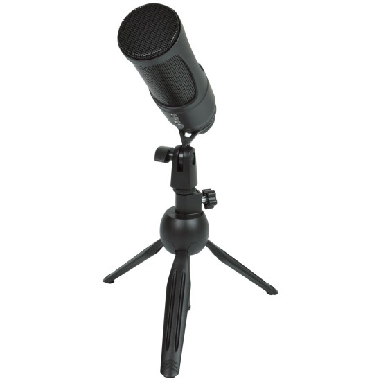 Microfono a Condensatore USB per Registrazione con Supporto - Ideale per Podcast e Voce