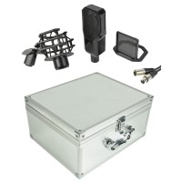Microfono Condensatore da Studio CM25 con Diaframma Ampio e Accessori Inclusi