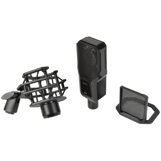 Microfono Condensatore da Studio CM25 con Diaframma Ampio e Accessori Inclusi