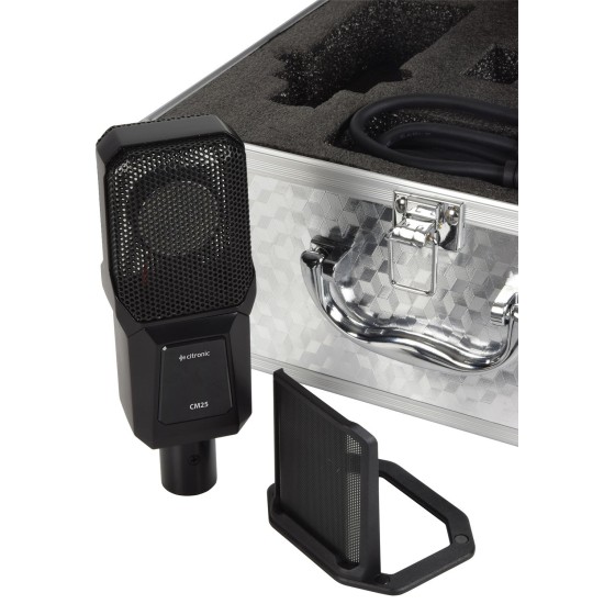 Microfono Condensatore da Studio CM25 con Diaframma Ampio e Accessori Inclusi