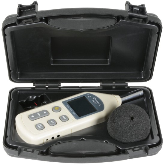 Misuratore di Decibel Digitale Professionale per Livelli Sonori