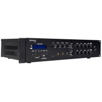 Mixer Amplificatore V-242 con DAB+, FM, USB, SD e Bluetooth per Due Zone 100V