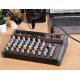 Mixer Compatto CMA-10 con Effetti DSP, Bluetooth e USB per Eventi Live