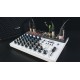 Mixer Compatto Q-PAD-8 a 8 Canali con USB/BT e Interfaccia Audio