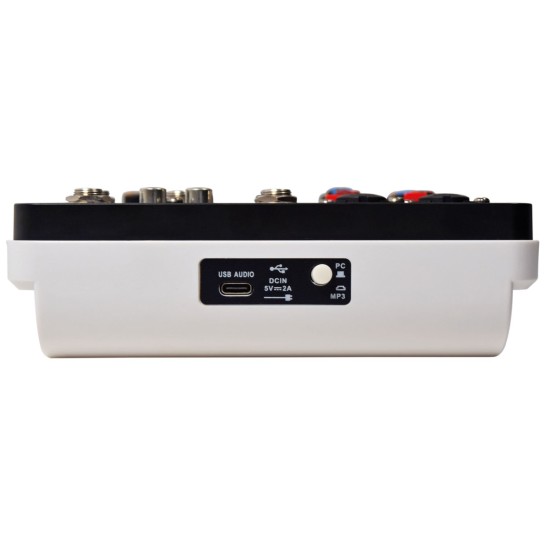 Mixer Compatto Q-PAD con Interfaccia USB/BT/mp3 per Studio e Live