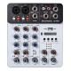 Mixer Compatto Q-PAD con Interfaccia USB/BT/mp3 per Studio e Live