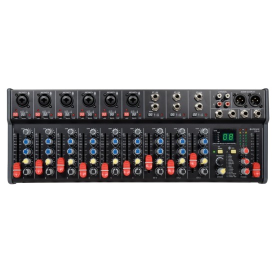 Mixer Rack-Mountable 9 Canali CSR-63 con DSP e Bluetooth per Setup Audio Professionali