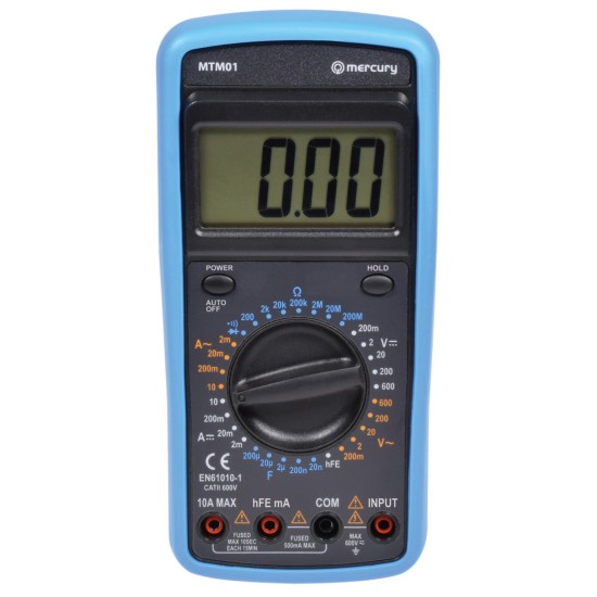 Multimetro Digitale Professionale con 32 Gittate di Test e 8 Funzioni