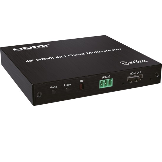 Multiviewer HDMI 4x1 4K per Display Multipli ad Alta Risoluzione