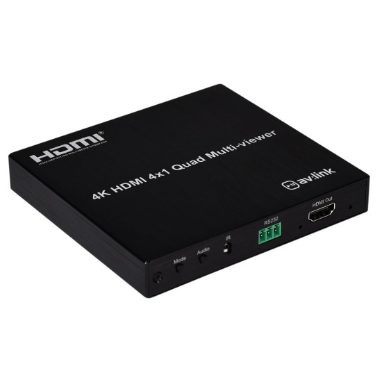 Multiviewer HDMI 4x1 4K per Display Multipli ad Alta Risoluzione