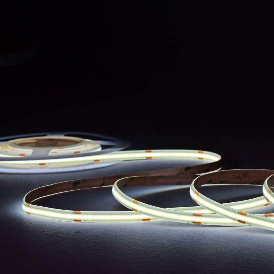 Nastro LED COB 24V IP20 50m - Illuminazione Continua per Interni