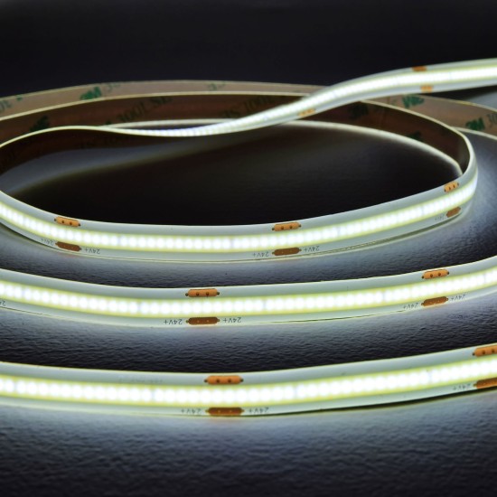 Nastro LED COB 24V IP20 50m - Illuminazione Continua per Interni