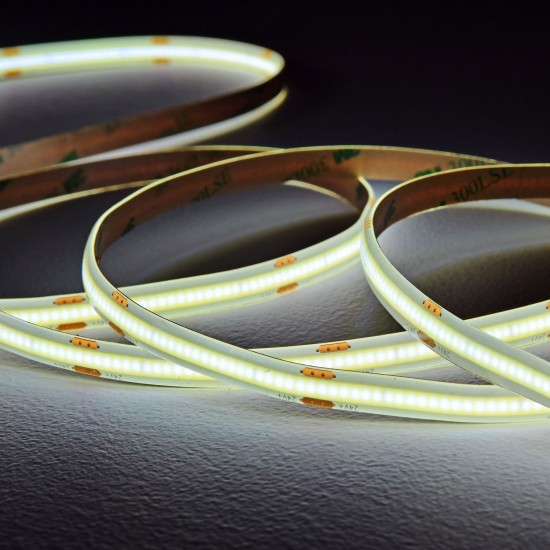 Nastro LED COB 24V IP20 50m - Illuminazione Continua per Interni