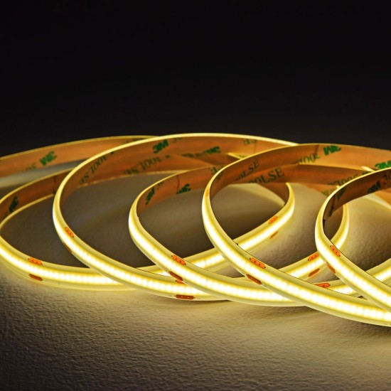 Nastro LED COB 50m 24V IP20 - Luce Continua per Interni