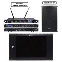 Pacchetto Audio Professionale per Sale Medie fino a 120m² con Amplificatore D1000 e Sistema Microfonico UHF