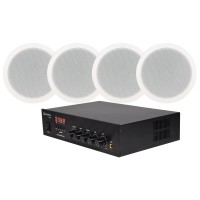 Pacchetto Audio Smart Pack Small: Kit di Diffusori da Soffitto per Spazi Compatti