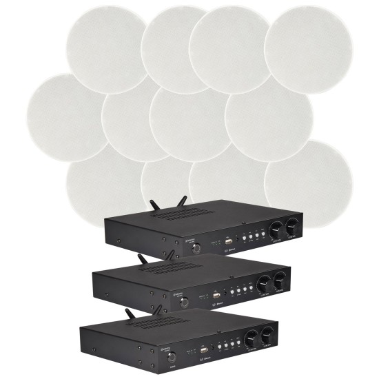 Pacchetto Smart Multiroom 6 Zone: Audio Streaming Wireless per Grandi Spazi