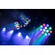PB-1214 Sistema LED PAR Bar per DJ e Performer - Illuminazione Portatile con 4 PAR Cans