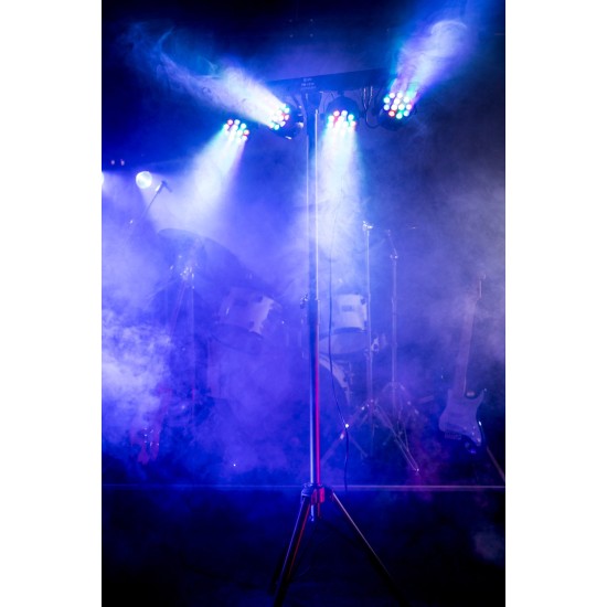 PB-1214 Sistema LED PAR Bar per DJ e Performer - Illuminazione Portatile con 4 PAR Cans
