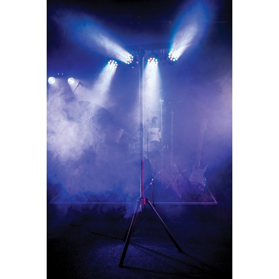 PB-1214 Sistema LED PAR Bar per DJ e Performer - Illuminazione Portatile con 4 PAR Cans