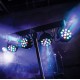 PB-1214 Sistema LED PAR Bar per DJ e Performer - Illuminazione Portatile con 4 PAR Cans