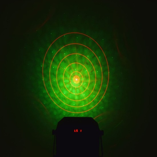 Pentaflash: Effetto Luce LED & Laser 5-in-1 per Palcoscenici e Eventi