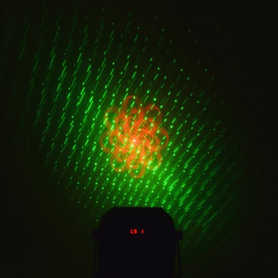 Pentaflash: Effetto Luce LED & Laser 5-in-1 per Palcoscenici e Eventi