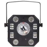 Pentaflash: Effetto Luce LED & Laser 5-in-1 per Palcoscenici e Eventi