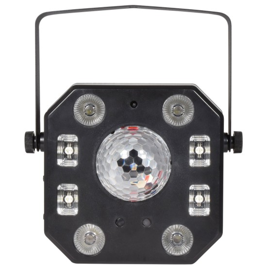 Pentaflash: Effetto Luce LED & Laser 5-in-1 per Palcoscenici e Eventi