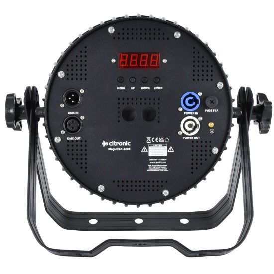 Proiettore LED Fanless 18x12W RGBWA/UV per Spettacoli Silenziosi