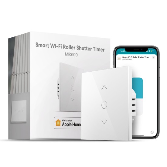 Pulsante Smart Wi-Fi Meross per Tapparelle - Compatibile con Apple HomeKit