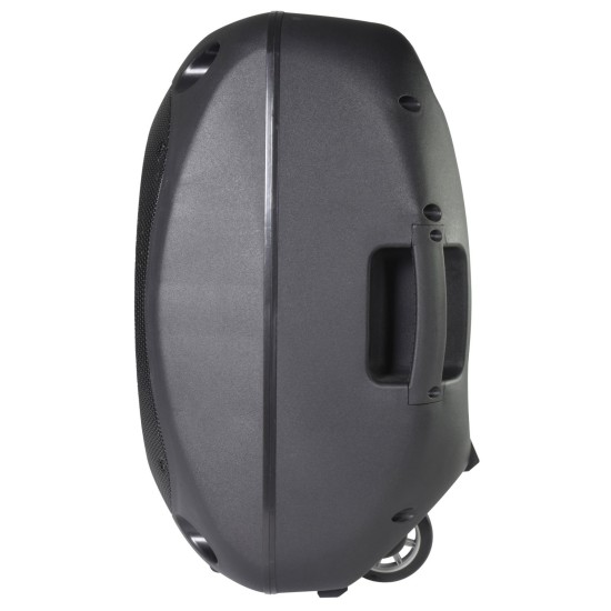 QOVA-12PA Sistema PA Portatile Professionale con Microfoni UHF e Effetti DSP