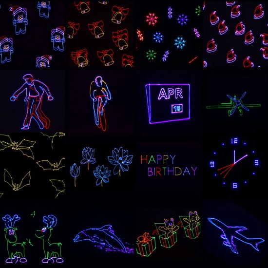 RGB Smart Animation Laser: Effetti Luce Personalizzati e Animazioni per Eventi