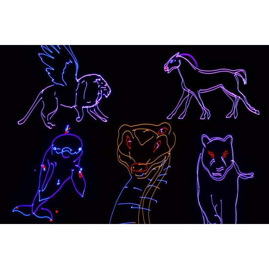 RGB Smart Animation Laser: Effetti Luce Personalizzati e Animazioni per Eventi