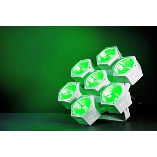 Set 7 Luci PAR LED COB RGBW da 40W (Edizione Limitata)