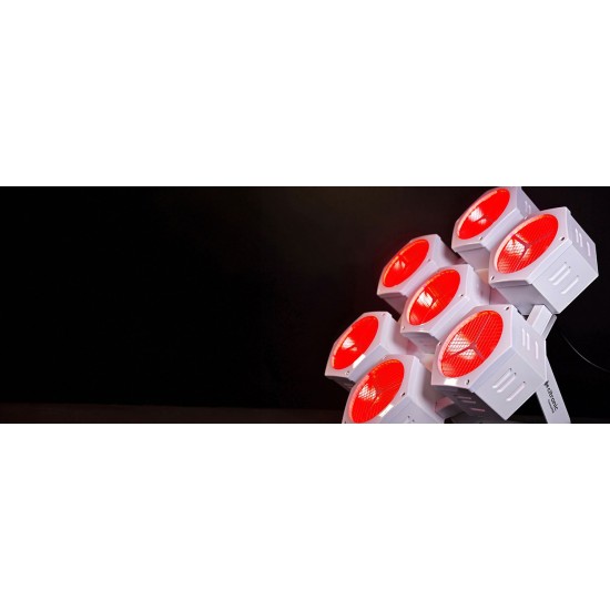 Set 7 Luci PAR LED COB RGBW da 40W (Edizione Limitata)