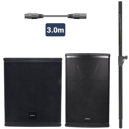 Set Audio Professionale MonoSound E CB1012A per Eventi da 100 Persone