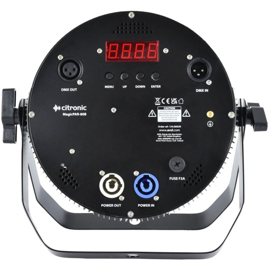 PAR Can Fanless 12x12W RGBWA/UV per Effetti Luce Silenziosi