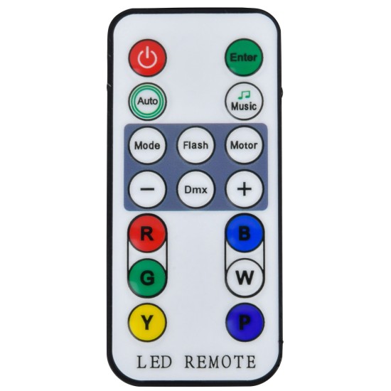 PAR Can Fanless 12x12W RGBWA/UV per Effetti Luce Silenziosi