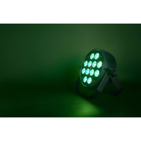 PAR Can Fanless 12x12W RGBWA/UV per Effetti Luce Silenziosi