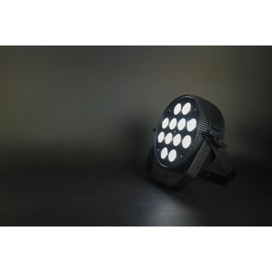PAR Can Fanless 12x12W RGBWA/UV per Effetti Luce Silenziosi