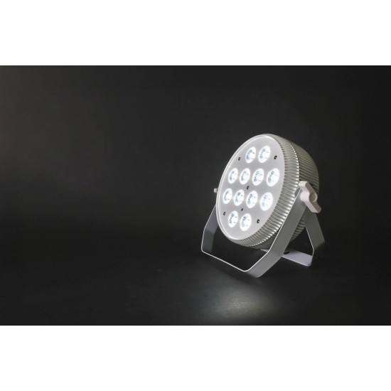 Set di 12 PAR Can Fanless 12x12W RGBWA/UV per Illuminazione Silenziosa