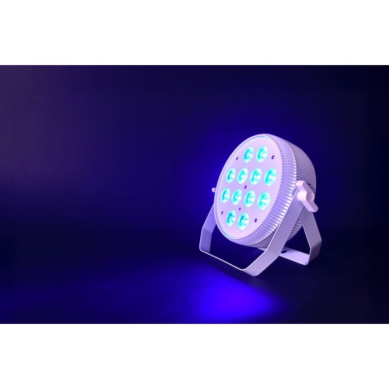 Set di 12 PAR Can Fanless 12x12W RGBWA/UV per Illuminazione Silenziosa