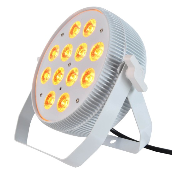Set di 12 PAR Can Fanless 12x12W RGBWA/UV per Illuminazione Silenziosa