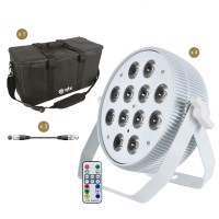 Set di 4 MagicPAR-80 80W RGBWA/UV con Borsa - Luci PAR Silenziose per Eventi Professionali