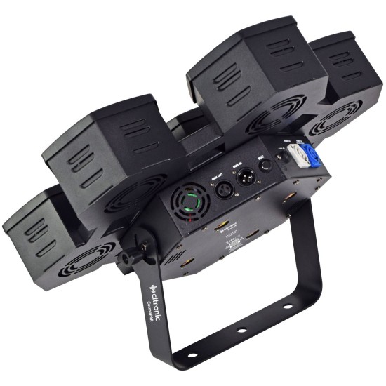 Set di 7 Luci Psichedeliche Professionali PAR LED COB 40W RGBW per Effetti Scenografici